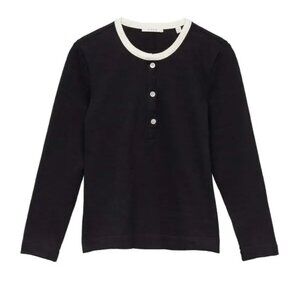 Doen Clover Tee Black XXS NWT